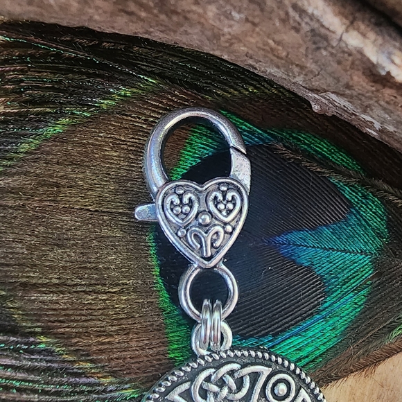 Irish Celtic Cross Pursecharm Knights Templar Cross Bag Clip Viking Purse Charm - Picture 5 of 11